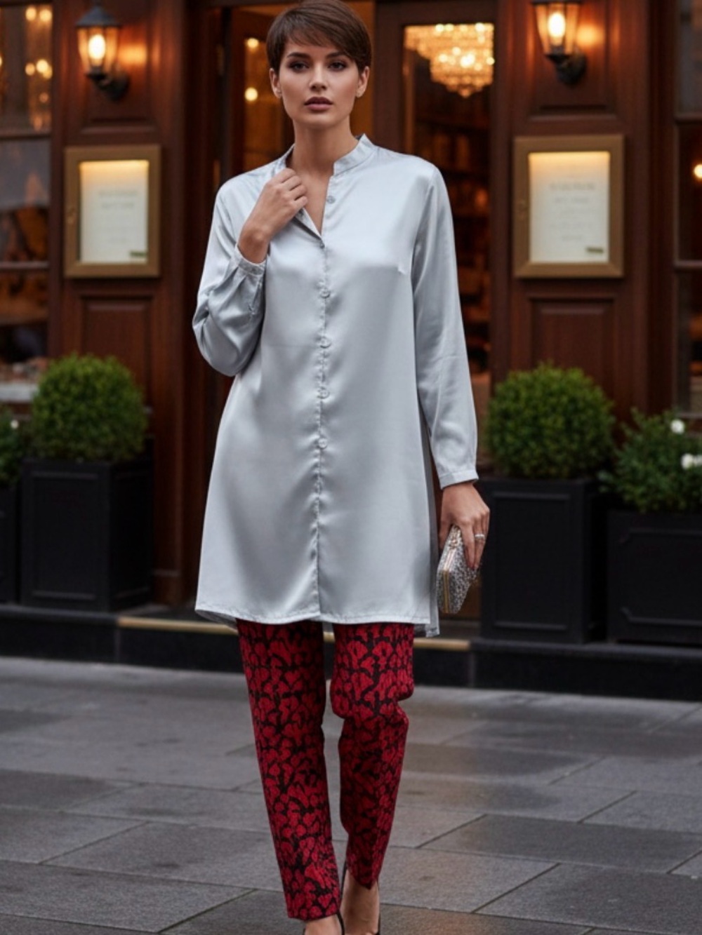 👛 (ANY 2/$45) DIANE VAN FURSTENBERG Blouse 1X